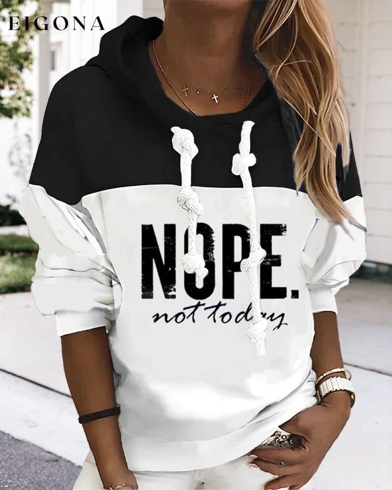 Letter Printed Casual Hoodie 2023 f/w 23BF cardigans Clothes hoodies & sweatshirts spring Tops/Blouses