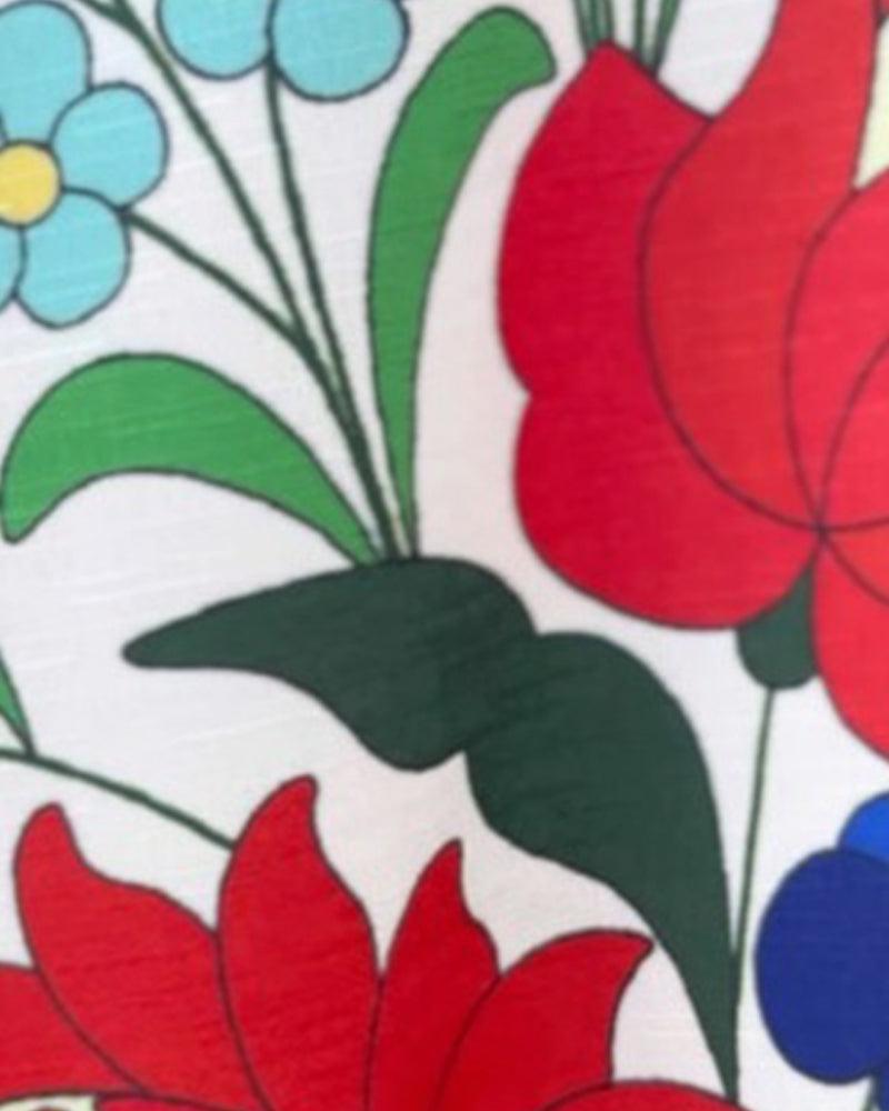 Casual floral print lapel pocket dress 202466 casual dresses summer