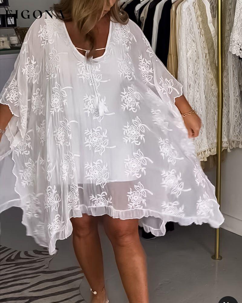 Solid color loose dress 23BF 23BK Casual Dresses Clothes Dresses Spring Summer