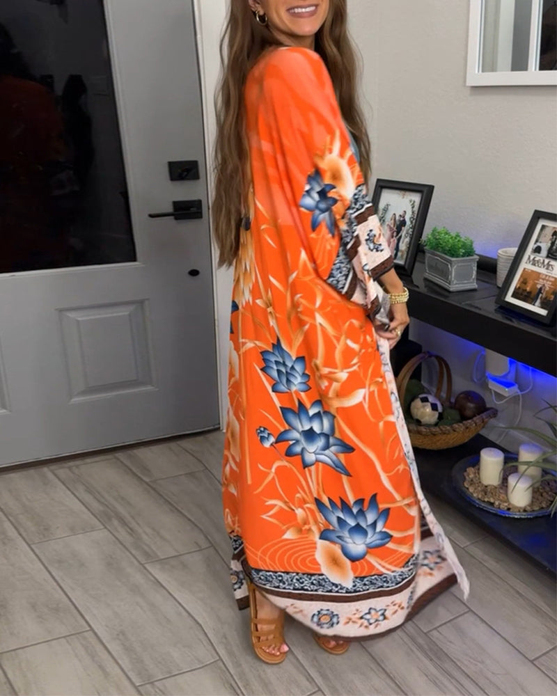 Lässiger Überwurf mit Urlaubsdruck