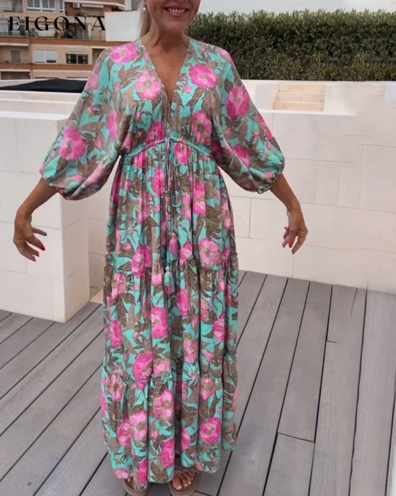 Comfy floral print dress 23BF Casual Dresses Clothes Dresses SALE Spring Summer