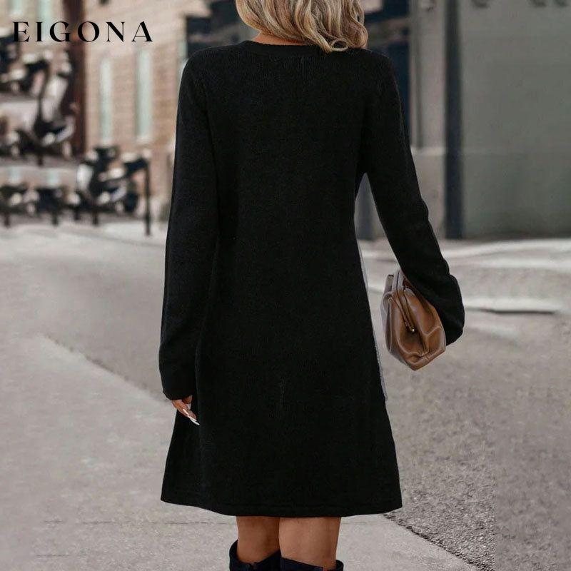 Casual Colour Block Dress best Best Sellings casual dresses clothes Plus Size Sale short dresses Topseller