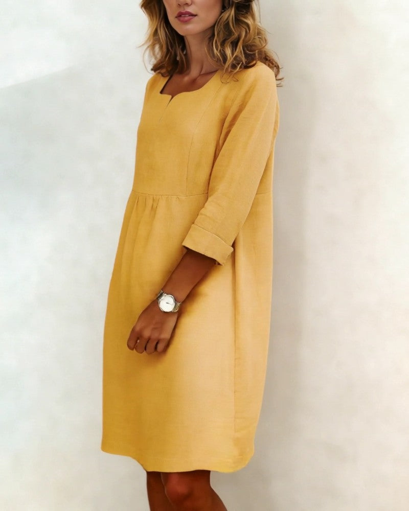 Small V-Neck Fashion Dress