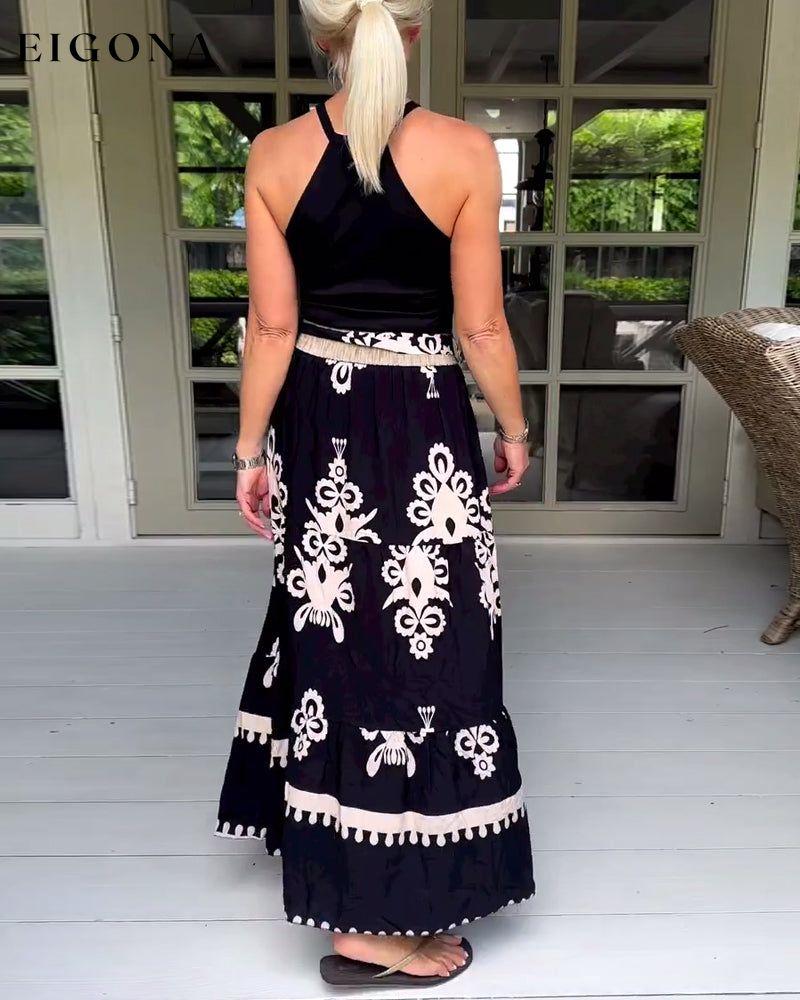 Stylish printed elegant skirt skirts spring summer