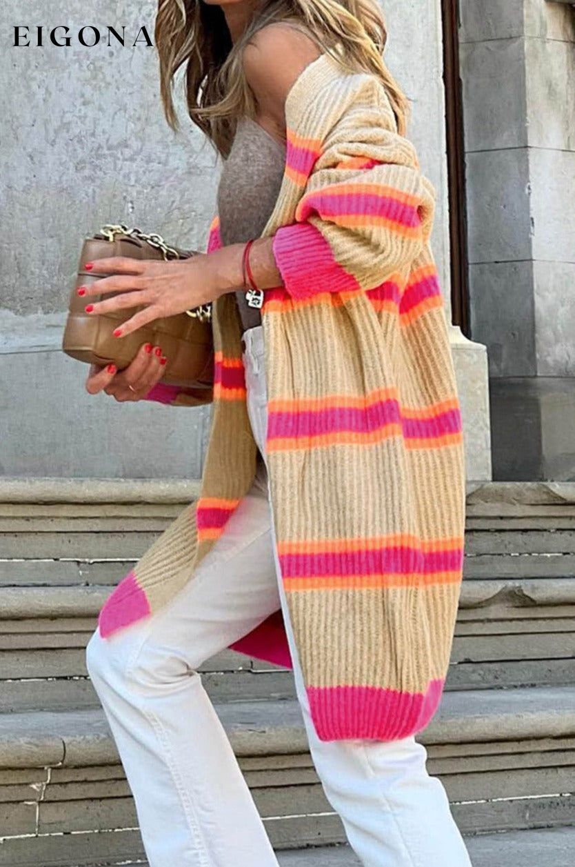 Ribbed Long Sleeve Cardigan cardigan clothes Ship From Overseas Sweater sweaters Sweatshirt SYNZ trend