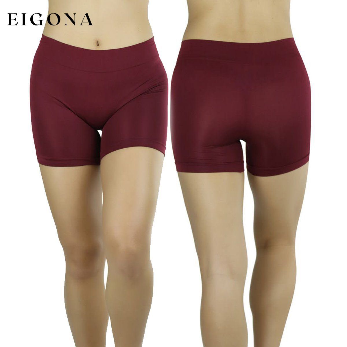 6-Pack: Women's Elastic Layering Shorts lingerie refund_fee:800