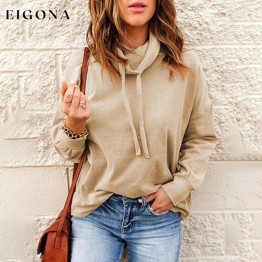 Women's Daily Outing Sportswear Sweatshirts Beige __stock:200 Jackets & Coats refund_fee:1200