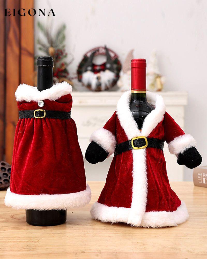 Christmas dress wine bottle cover 23BF ACCESSORIES christmas Clothes