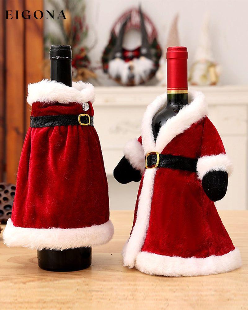 Christmas dress wine bottle cover 23BF ACCESSORIES christmas Clothes