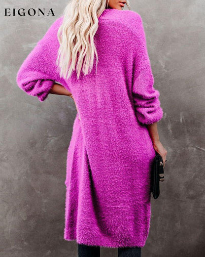 Solid color long cardigan 2022 f/w 23BF clothes Sweaters sweaters & cardigans Tops/Blouses