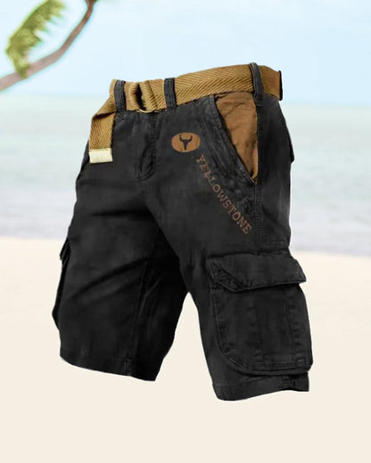 Men's multi-pocket tactical shorts Shorts man