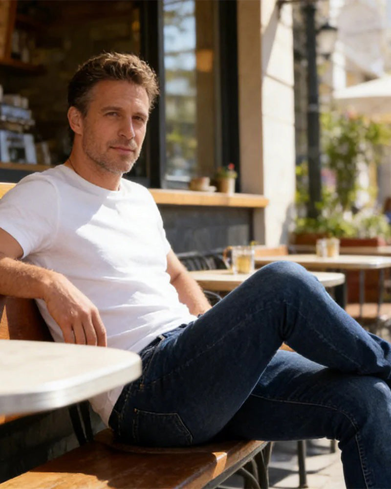 Men’s Casual Solid Jeans