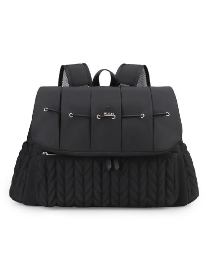 Quilted Double-Shoulder Mommy Bag