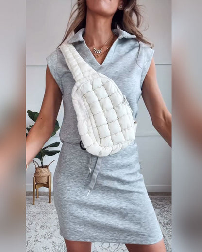 Fashion Casual Short-Sleeved Two-Piece Set