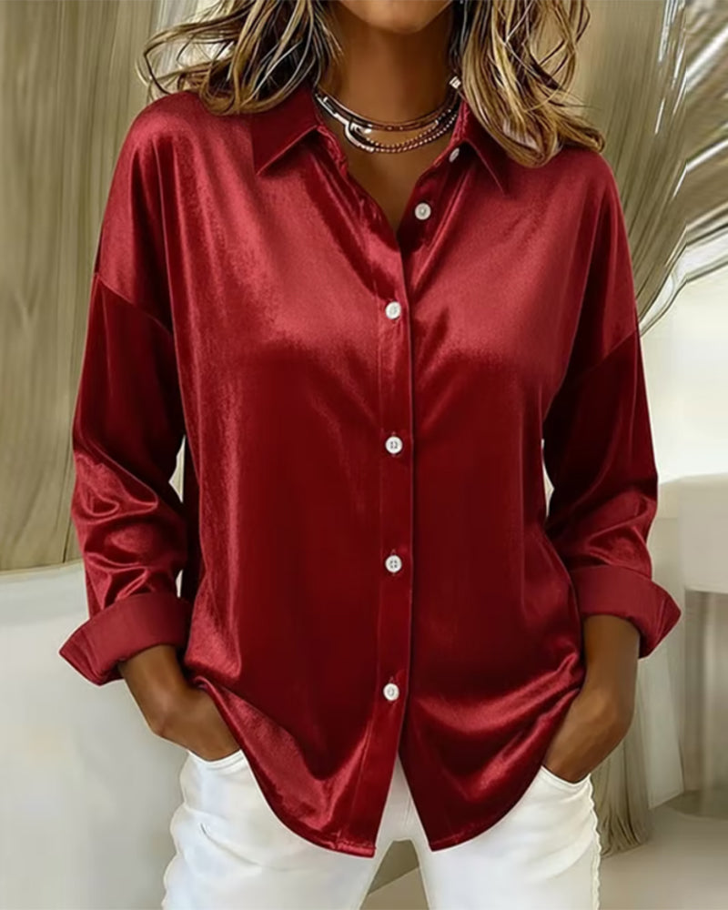 Fashionable And Elegant Lapel Shirt