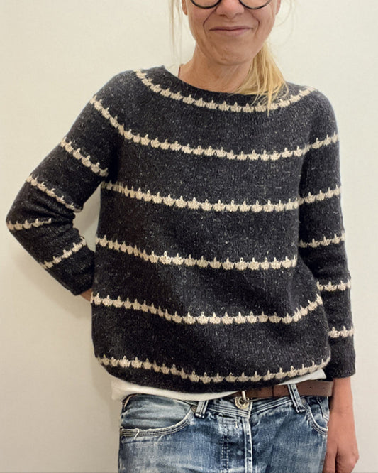 Loose Striped Long Sleeve Sweater