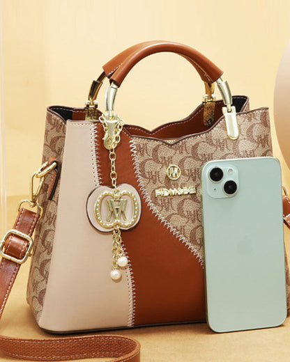 Retro Stylish Printed Handbag