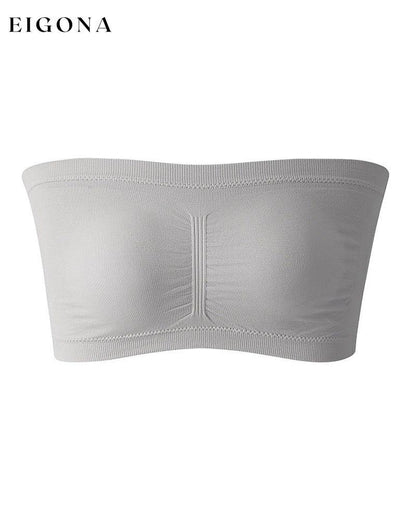 Full support seamless bandeau Gray 23BF lingerie