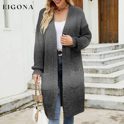 Casual Gradient Knitted Cardigan best Best Sellings cardigan cardigans clothes Sale tops Topseller