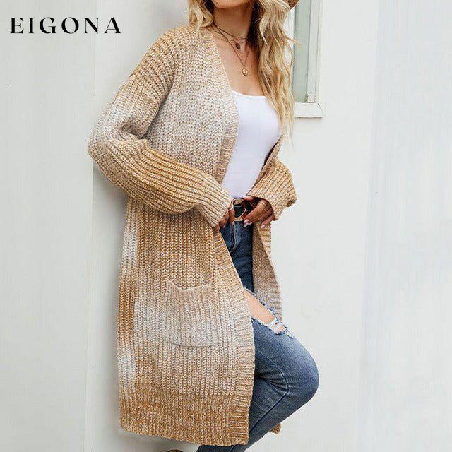 Casual Gradient Knitted Cardigan best Best Sellings cardigan cardigans clothes Sale tops Topseller