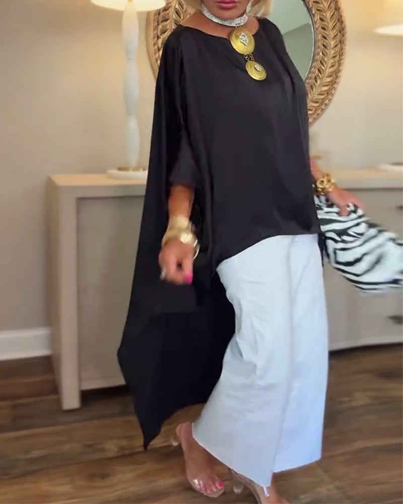 Casual Fashion Irregular Loose Blouse