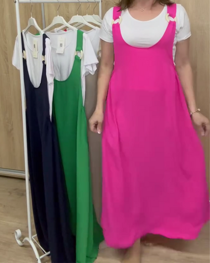 T-Shirt And Overalls Set