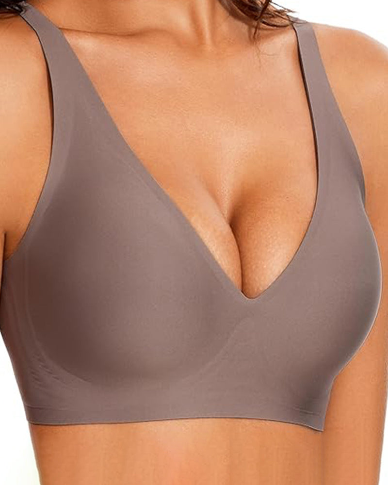 Wireless Women's Comfortable Seamless Push-up Bra