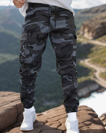 Camouflage Pattern Casual Work Pants