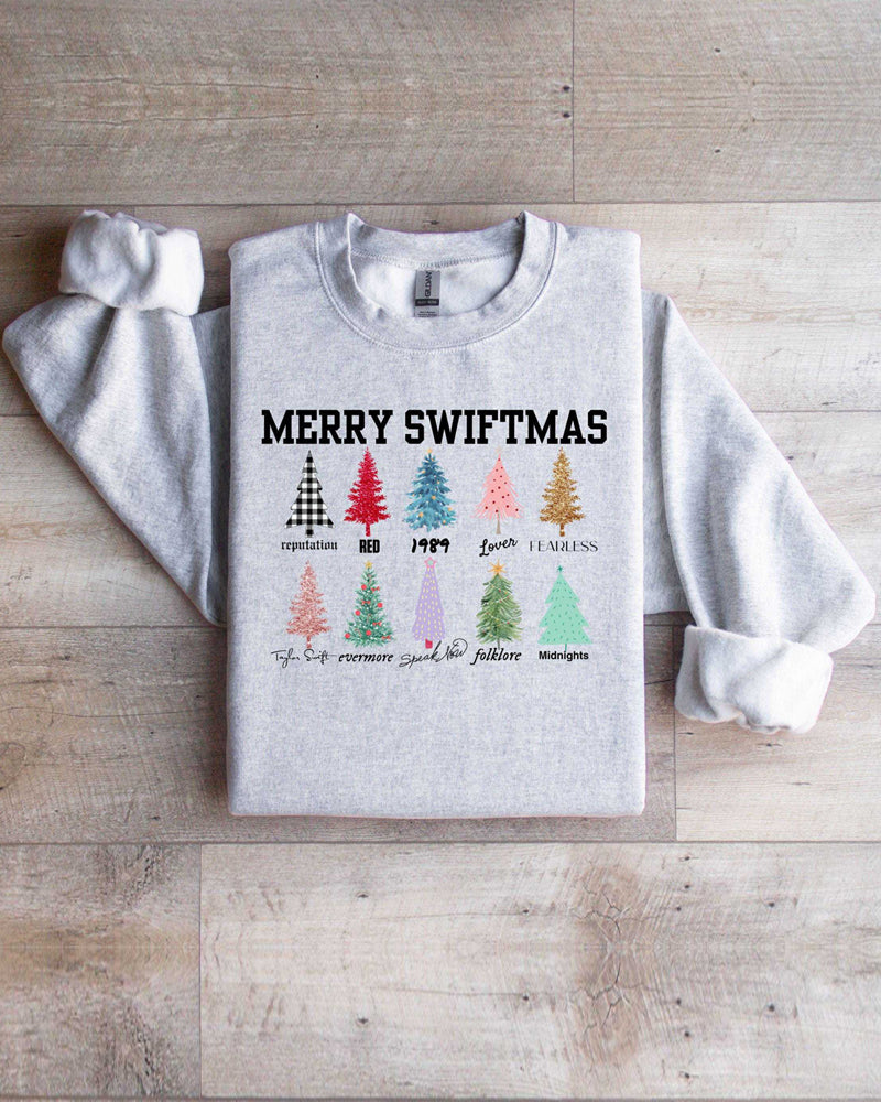 Women's Merry Swiftmas Sweatshirt 2024 f/w christmas hoodies & sweatshirts women's christmas