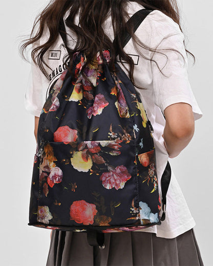 Ethnic style drawstring shoulder bag bags