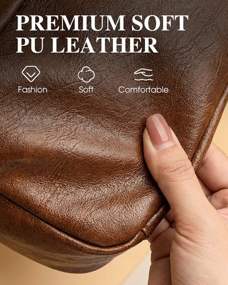 Vintage Large-Capacity Crossbody Bag