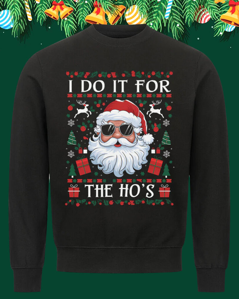 Men's For the Ho`s Christmas Sweatshirt 2024 f/w christmas hoodies & sweatshirts man men's christmas