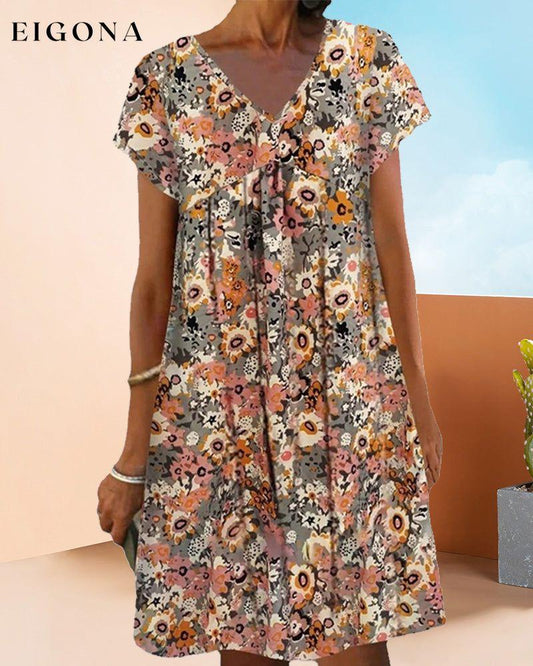 Floral Print Dress 23BF casual dresses Clothes Dresses Spring summer