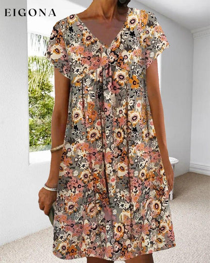 Floral Print Dress 23BF casual dresses Clothes Dresses Spring summer