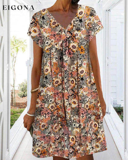 Floral Print Dress 23BF casual dresses Clothes Dresses Spring summer