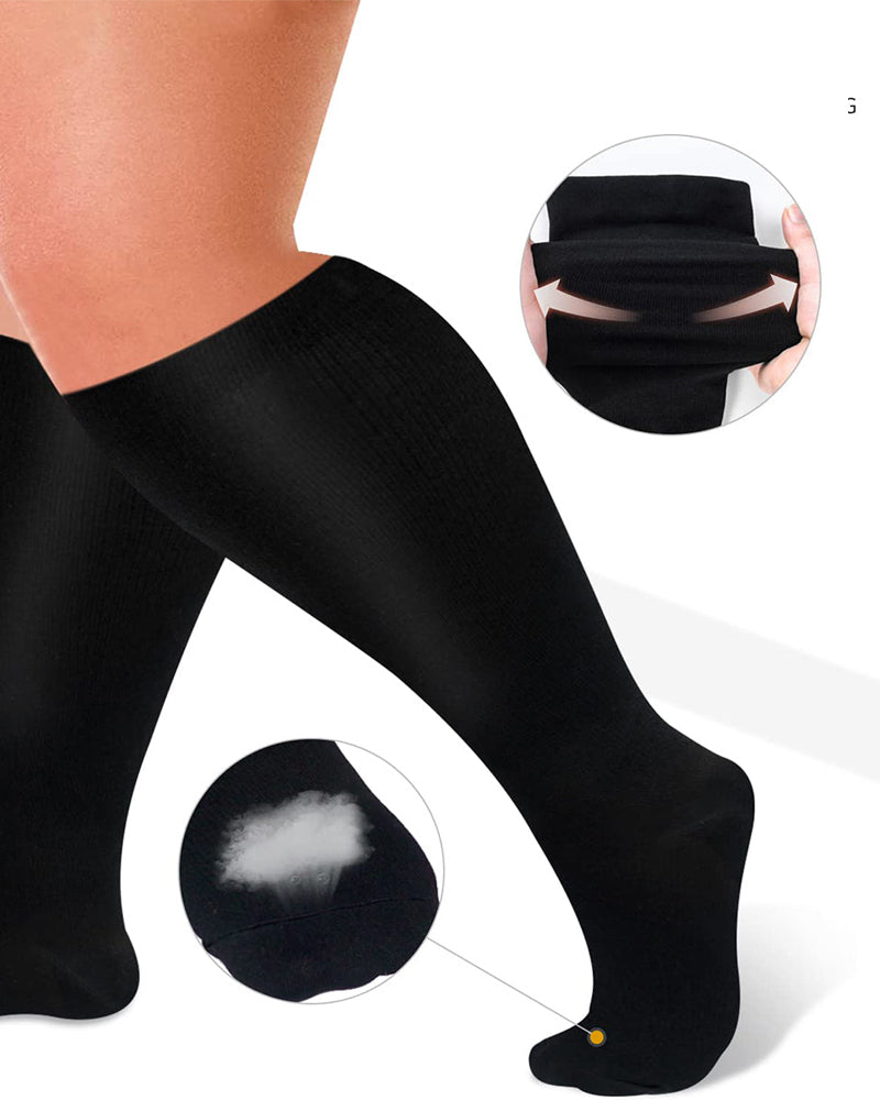 Plus-size high-elastic compression socks ACCESSORIES