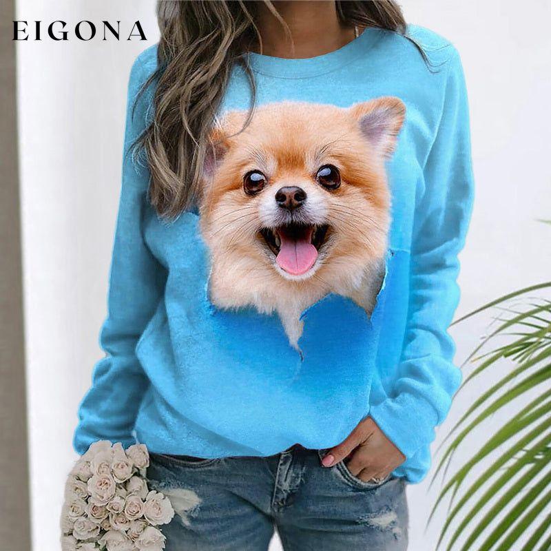 Cute 3D Dog Print T-Shirt Best Sellings clothes Plus Size Sale tops Topseller