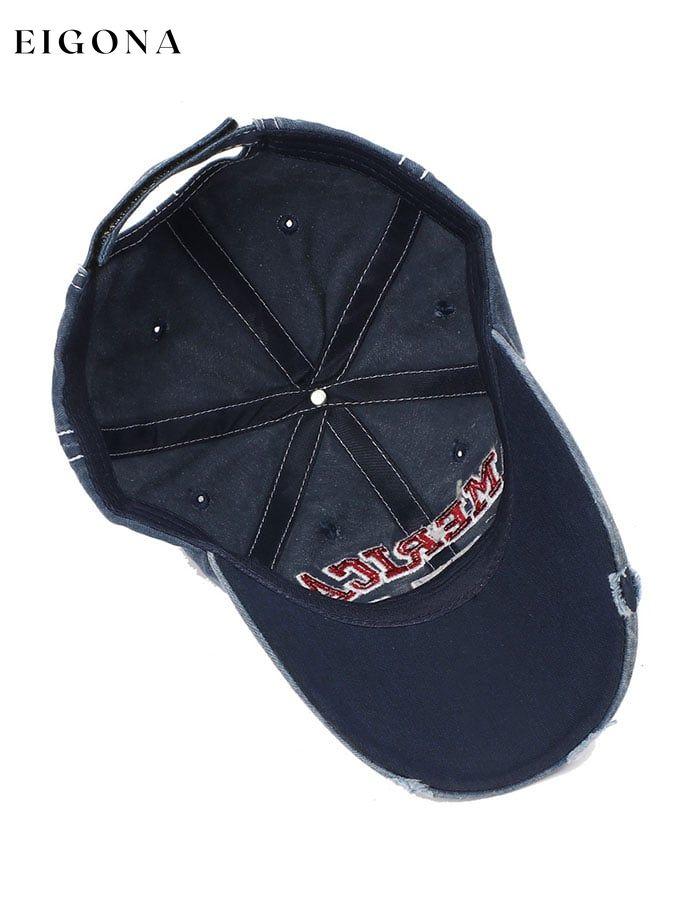 Flag With Broken Elements Peaked Cap clearance sale