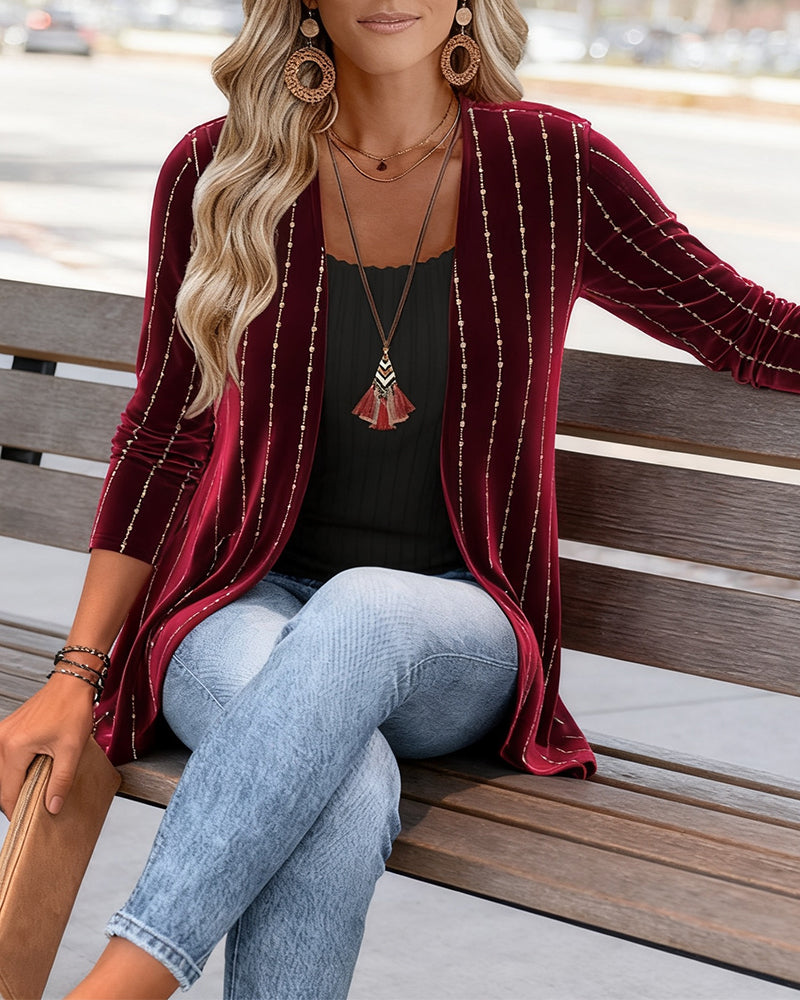 Contrast Color Stitching Fake Two-Piece Top