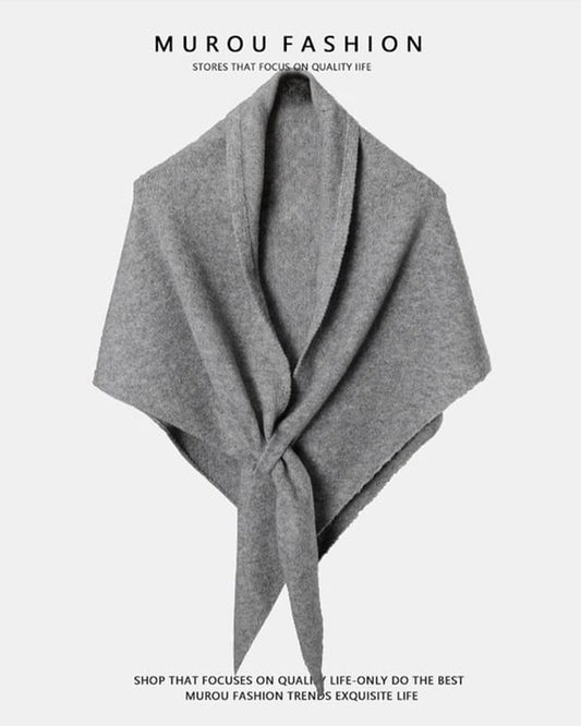 Fashion Solid Triangle Shawl Cloak