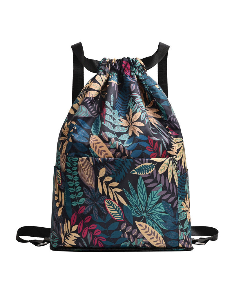 Ethnic style drawstring shoulder bag bags