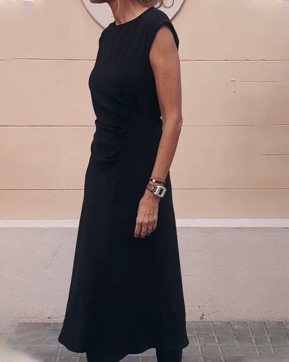 Elegant Sleeveless Slim Waist Dress