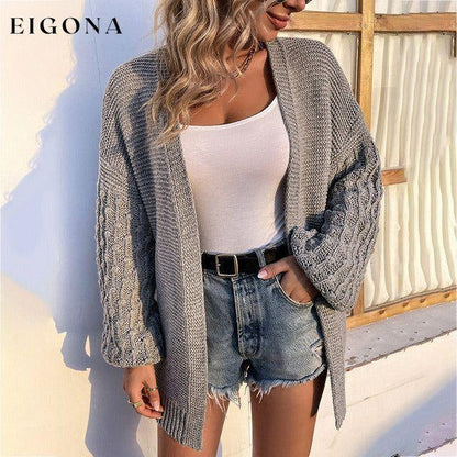 Casual Lantern Sleeve Cardigan best Best Sellings cardigan cardigans clothes Sale tops Topseller