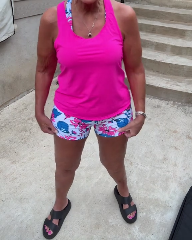 Costume da bagno due pezzi stampato