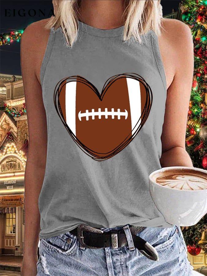 Women's Football Lover Vest ball print