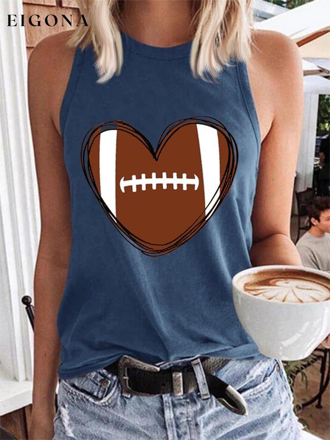 Women's Football Lover Vest ball print