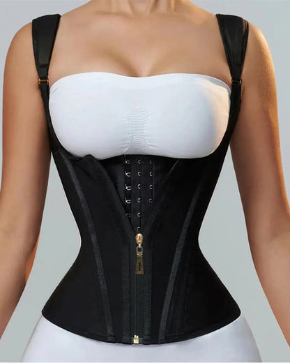 Zippered breasted shapewear lingerie