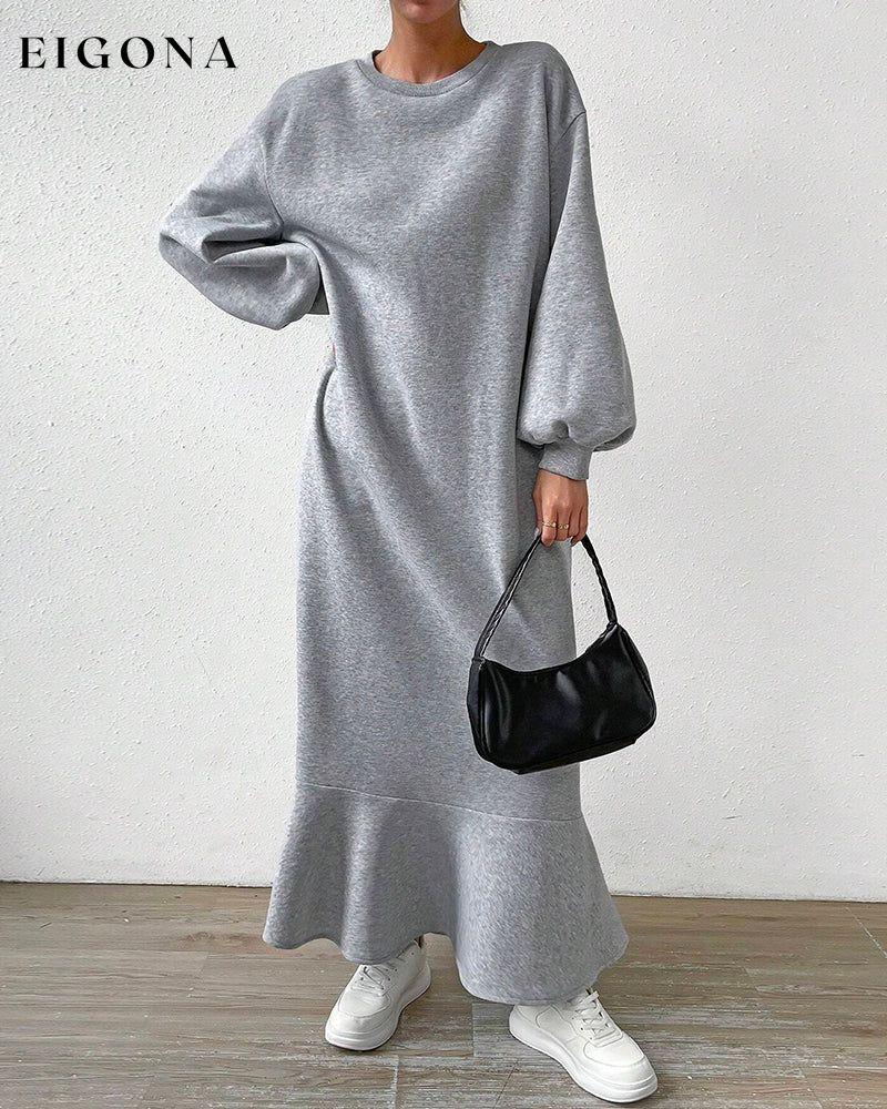 Loose pocket Long Sleeve dress 2023 f/w 23BF casual dresses Clothes Dresses spring