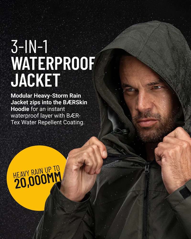 Get Wild Comfort in Cold, Rain, Wind or Snow. This is The Last Hoodie You Will Ever Buy.