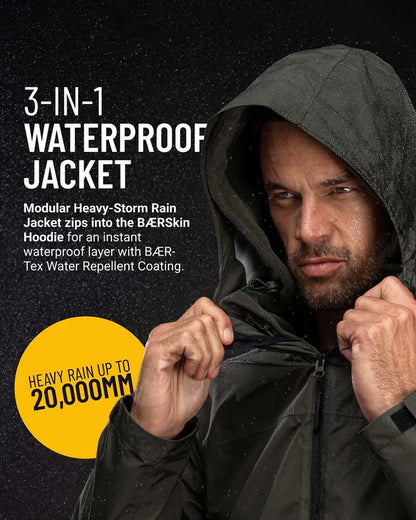 Get Wild Comfort in Cold, Rain, Wind or Snow. This is The Last Hoodie You Will Ever Buy.